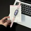 Adequado para Pulseira de Relógio Xiaomi Mi Band 11 Cravejada com Diamantes, Moda Outono e Inverno Novo Estilo 8ª Geração Pulseira de Couro com NFC para Meninas