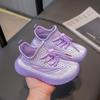 2025 Nova Primavera e Outono Sapatos Infantis Antiderrapantes de Tricô Fly-Knit Coco Slip-On Tricô Sapatos Esportivos para Bebê para Uso Externo