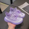 Sapatos de Malha Coconut Antiderrapantes para Crianças da Primavera de 2026 Slip-On de Tricô para Esportes ao Ar Livre para Crianças