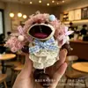 Muñeca de Cáscara de Fruta Producto Terminado, Colgante Carrillón de Viento de Cáscara de Fruta, Muñeca de Vaina de Frijol Artesanía Terminada, Colgante Hecho a Mano Lindo-Feo