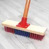 Cepillo Grande de Cerdas Duras con Mango Largo, Cepillo de Alambre de Acero para Uso Comercial en Cocina y Baño, Cepillo Limpiador para Ranuras del Piso del Baño