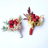 Mini Flor Seca Fresca Flor Imortal Corsage Noivo Noiva Festa de Casamento Vestido Corsage de Formatura Acessórios Decoração