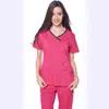 Trajes de quirófano de dos piezas más vendidos en Europa y América para personal médico, clínicas dentales y ropa de trabajo profesional al por mayor