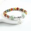 Suministro transfronterizo de pulsera de cerámica con cuentas de estilo nacional chino nuevo, pulsera de color antiguo, anillo individual de joyería al por mayor