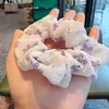 Anillo para el pelo de intestino grueso japonés y coreano, cuerda para el pelo floral simple y fresca, cabeza de bola de cola de caballo, no daña el pelo, cuerda para el pelo de alta elasticidad, accesorios para el pelo