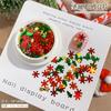 Nueva serie navideña lentejuelas joyería para arte de uñas estrella de cinco puntas copo de nieve árbol color mágico exquisita decoración de uñas flash al por mayor