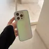 Funda para Teléfono con Diamantes Flash Electroplateados y Agujero Grande Láser Adecuada para Apple 16Promax Moderna 15/14/11 Cubierta Protectora Láser