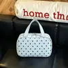 Bolsa de Maquillaje de Lunares Portátil para Mujer, Bolsa Impermeable de Gran Capacidad para Almacenamiento de Artículos de Tocador de Viaje, Bolsa de Almacenamiento Portátil Simple Estilo Ins