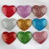 Funda de Teléfono con Forma de Corazón Accesorios de Resina Pegamento Crema Corazón Imán para Nevera DIY Accesorios para Zuecos Parche Brillante Materiales