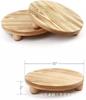 Base de Madera Maciza Maceta Verde para Plantas en Casa Base para Encimera de Baño Estante de Almacenamiento para Artículos de Tocador Bandeja de Madera para Velas de Aromaterapia