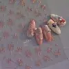 Fuegos Artificiales de Año Nuevo Pegatinas Doradas para Uñas Calcomanías para Uñas Estilo Chino Nuevo Tendencia Popular de Internet Materiales de Decoración de Fuegos Artificiales Perlados de Ensueño