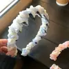 Diadema con Diseño de Corona Alta para Hacer que el Rostro Parezca Más Pequeño, Lujo Ligero, Antideslizante, Tejido, Patrón de Cuadros y Lunares, Sensación de Alta Gama para Adultos y Mujeres Jóvenes