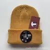 Gorro Frío Transfronterizo para Hombre Invierno Tendencia Tejido a Mano Prueba de Frío Cálido Lana Gorro Dobladillo Cubre Cabeza Protección Orejas Mujer Bordado de Ganso
