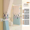 Cortina de Ducha Magnética Plegable Estilo Francés, Cortina Divisoria de Baño Impermeable y Resistente al Moho, Uso de Baño de Gama Alta, Cortina de Ducha sin Taladro