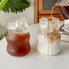 Caneca de Café Nuvem de Vidro, Caneca de Leite para Café da Manhã Doméstico, Latte Americano Gelado, Suco, Bebida Fria, Copo de Água, Estiloso