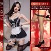 Lingerie Sexy, Roupa Sexy de Empregada Estilo Abstinência, Tentação de Pura Luxúria, Uniforme de Empregada para Role-Playing, Traje Sedutor Sem Tirar