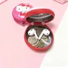 Bolsa para monedas con cremallera de hojalata personalizada, mini muñeco de dibujos animados, caja de almacenamiento para auriculares Bluetooth y cable de datos, caja de hojalata para empaque