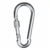 Cierre de Hebilla de Resorte de Acero Inoxidable Hebilla de Seguridad Cadena de Llavero Cuerda Anillo Clip para Correa de Perro Anillo de Cuerda para Uso Doméstico