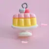 S243 Bandeja Miss Design Bolo Comida Brinquedo Decoração Série DIY Arranjo Criativo Embelezamento Grampo de Cabelo Feito à Mão