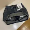 2026 Estilo Nuevo Mini Falda de Mezclilla para Mujer Verano Chica Caliente Moda Retro Falda Adelgazante Línea A Ajustada a la Cadera Falda Pantalón Tendencia