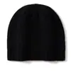 Cachemira Otoño/Invierno 2026 Nuevo Sombrero de Punto para Mujer de Alta Gama Color Sólido Cálido para Exteriores Moda Pesado Holgado Casual