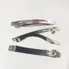 Pinza para el pelo automática ancha de Guangdong de dos puntas 8cm-10cm de ancho pinza de resorte doble lazo tocado diy accesorios para el cabello