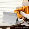 Adequado para iPad 11ª Geração 2025 A16 Teclado Bluetooth Capa Protetora Air11 Capa de Couro Cinza Magnética Destacável com Suporte para Caneta