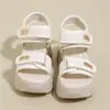 Sandalias de Plataforma Gruesa 2026 Tallas Grandes para Mujer, Zapatos de Plataforma con Velcro de Verano, Suela Suave, Sandalias Romanas de Playa Cómodas con Plataforma Alta