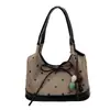 Bolsa de Ombro Fashion Estilo Coreano com Bolinhas 2026 Verão Nova Grande Capacidade para o Dia a Dia Design de Nicho Bolsa de Mão Bolsa de Ombro