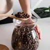 Frasco de Vidrio para Almacenamiento Transfronterizo Vidrio de Borosilicato Alto Frasco Sellado Botella para Almacenamiento de Té Frutas Secas Frasco de Vidrio para Almacenamiento de Cocina
