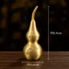 Bule de Chá de Latão para Evitar Fogo Portátil Pode ser Aberto com Borla Pode Ser Feito Tubo de Palito Cabaça Cobre Coleção de Arte