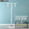 Soporte de Piso para Riel de Foco sin Perforación Colgante Vertical Móvil Brillante Multifuncional Luz de Relleno para Transmisión en Vivo