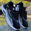 Zapatillas de Cuero Impermeables de Otoño para Hombre, Tendencia Versátil Casual, Zapatos de Papá, Suela Suave, Antideslizantes, Zapatillas para Correr