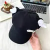 Sombrero Octagonal Japonés Y2K con Orejas de Gato y Alas Lindas para Mujer, Nuevo Versátil Dulce Adelgazante, Boina