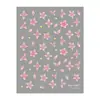 Redanco5D Estampado Ins Celebridad de Internet Pegatinas para Uñas Flores de Colores Pegatinas 3D para Uñas Pegatinas para Máquina de Diario He1957