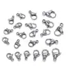 Joias DIY acessórios feitos à mão material aço inoxidável aço titânio fecho lagosta fecho de colar fecho de pulseira