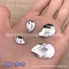 Malha de gota d'água fundo plano não poroso strass brilhante acessórios para joias diy material para colar strass manual fabricantes atacado