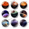 Cristal vidro geladeira adesivos personalizados desenhos animados abstrato estrela padrão criativo adesivos magnéticos adesivos de geladeira personalizados
