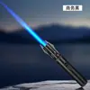 Lanterna Chama de Pistola Sabre de Luz de Celebridade da Internet para Churrasco ao Ar Livre, Isqueiro à Prova de Vento Inflável, Presente Transfronteiriço