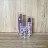 Botella de loción con dispensador, crema hidratante, esencia, juego de botellas pequeñas, productos de empaque para botellas cosméticas, acrílico redondo