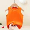 Chaleco de Verano para Niñas Nueva Camisola Elegante para Niños Top sin Mangas Corto Camiseta Top t