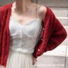 Chaleco pequeño con encaje estilo francés, ropa interior femenina con hombros descubiertos, espalda descubierta, sexy, con almohadilla para el pecho