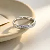 Anillos de Pareja al por Mayor con Votos de Montaña y Mar, un Par de Anillos para Hombres y Mujeres, Diseño de Nicho, Anillos Abiertos Geométricos Simples, Fuente de Suministro