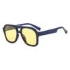24 Gafas de Sol de Moda Casual con Doble Puente Unisex para Deportes al Aire Libre Protección Solar Personalizadas Europa y América