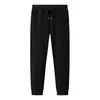 Calça de Moletom Casual de Algodão Puro Personalizada para Homens e Mulheres, Calça Esportiva de Terry 100% Algodão com Cintura Elástica, Calça Jogger Solta para Homens