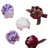 Bola de flores con lazo de rosa y perla de mariposa, para usar con cuentas rectas, cadena para teléfono móvil, llavero, cadena para bolso, accesorios