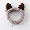 Diadema de Felpa para Lavado Facial, Diadema para Mascarilla Facial, Diadema con Lazo, Diadema de Astas Femenina, Linda Estilo Coreano de Celebridad de Internet