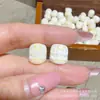 Nuevos Accesorios de Incrustación de Hueso Pulsera de Joyería DIY Cuentas Espaciadoras Cuerda Trenzada Colgante Accesorios Creativos