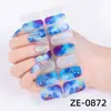 Zhengxiang Película de Esmalte de Uñas Nueva Transfronteriza Pegatinas para Uñas Estampado en Caliente 3D Cielo Estrellado Brillante Estrella y Luna Destello Rosa Cebolla Pegatinas para Uñas