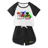 Traje de verano 2023 para niños y niñas, pantalones cortos de bebé, camiseta de manga corta, pantalones cortos, traje deportivo informal de dos piezas para niños
